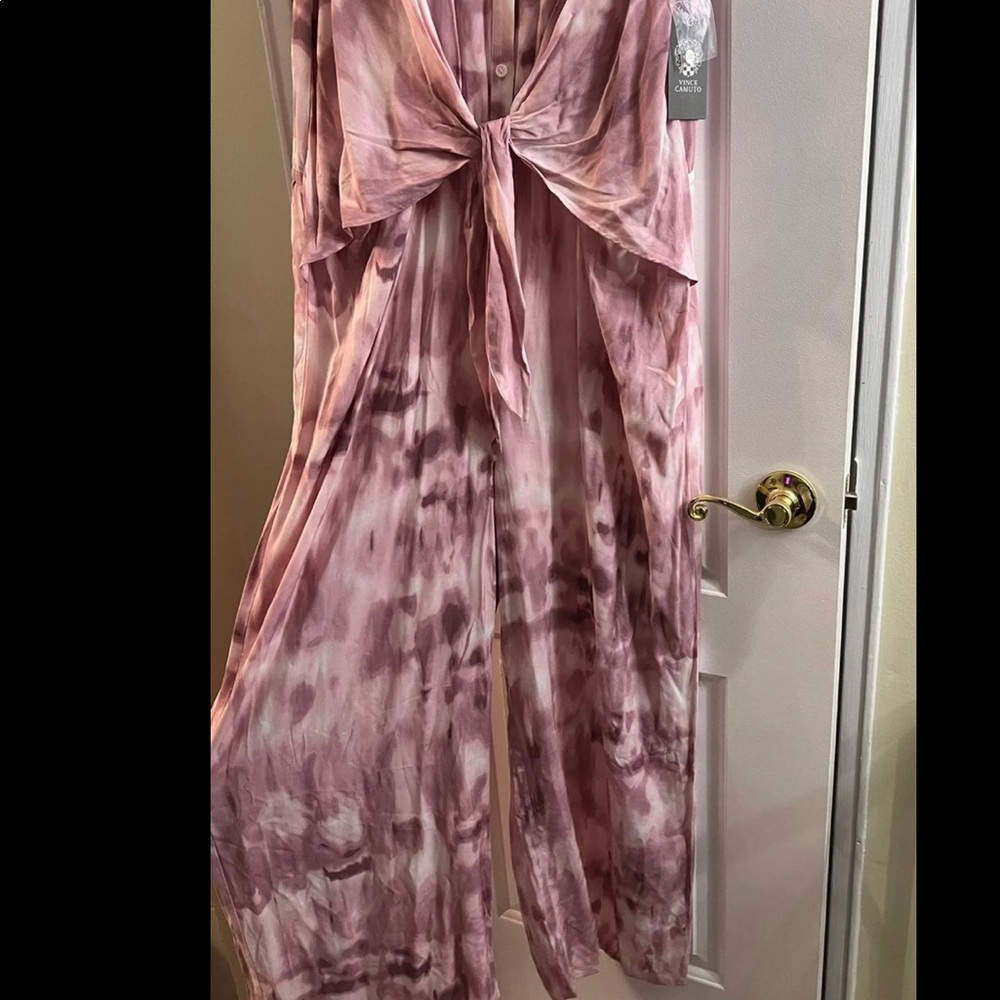 New Vince Camuto tie dye wrap jumpsuit Ladies Size XL - Picture 12 of 16